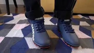 I Bought A Blue Ankle Sneakers From Wish!!! | Wish Tiktok Reviews
