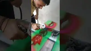 colour etching kaise karte hai#glass colour#glasspainting #glass design