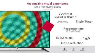 European RCA smart TV with Android TV - 32 to 65'' - Free vocal remote - 4K UHD HDR Bluetooth WIFI