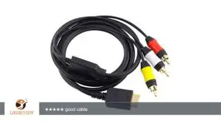 Insten Composite AV Video Cable for SONY PLAYSTATION 3 PS2 PS3 (Bulk Packaging) | Review/Test