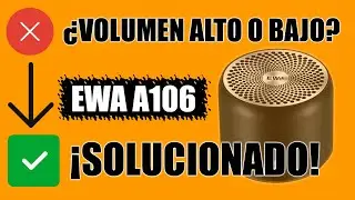 🛠 SOLUCIÓN al PROBLEMA de VOLUMEN del EWA A106 PRO en español | TUTORIAL