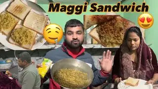 Maggi Sandwich 😍 Made By Me 🤤