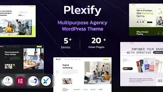 🔥 Plexify &ndash; Best Agency WordPress Theme 2025 | Fast, Responsive & Elementor Ready!