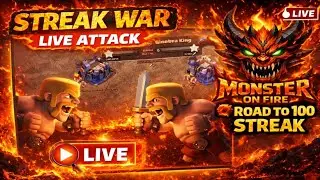 WEEKEND RAID and war attacks MONSTER ON FIRE is live
