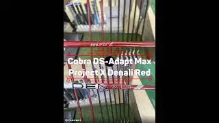 Cobra DS Adapt Max, QI35, Project X Denali Red, Cleveland Halo XL Hybrid, Cleveland Full Face KBS
