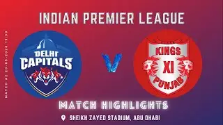 IPL 2020 - DC v/s KXIP Highlights - Match 2 of 56 | DC WON in Super Over!!