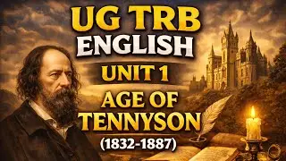 AGE OF TENNYSON (1832-1887) MCQ'S #UNIT1 #ugtrbenglish #priya'sliteraturehub