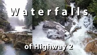 Exploring 3 amazing waterfalls on Highway 2!