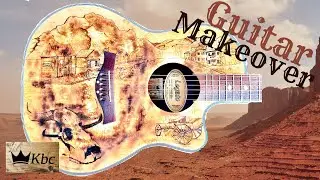 How to do a Pyrography Makeover Using a Burned Guitar