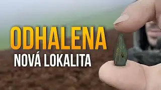 Nálezy nabitá hledačka, která vedla k objevu nové lokality