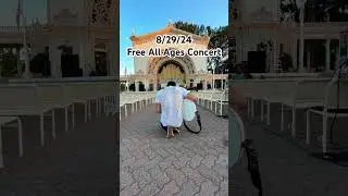 See you at Balboa Park Spreckels Organ Pavilion 8/29/24 for a free all ages concert #sandiego #pop