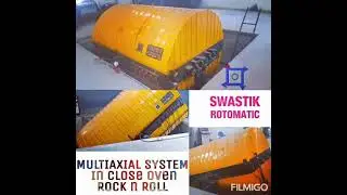 Swastik Rotomatic Close Oven Rock N Roll machine with Multi Axial System