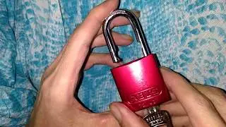 Lock Picking a LOTO Padlock Abus 72/40 Mr. Red