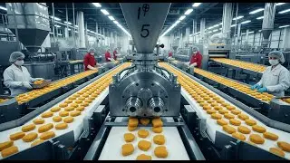 Inside a Chicken Nugget Factory | This Machine Makes Thousands of Nuggets Per Minute!