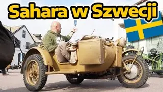 Wyprawa do Szwecji LEGENDARNYM motocyklem II Wojny Światowej - BMW R75 Sahara