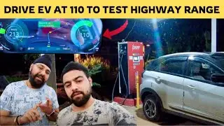 Range Test of Nexon EV 3.0 At The Speed of 110 To Test Highway Range 😨 ￼- Pune To Pondicherry