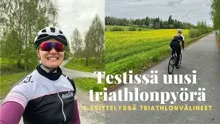Ostin viimein triathlonpyörän🚴‍♀️!! Mitä välineitä mulla on ironmanille? || KOHTI IRONMANIA