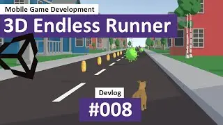 3D Endless Runner in Unity: #08 Devlog - Spawning Enemies in Unity created in Blender, Simple AI