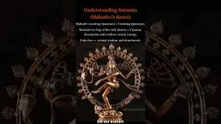 Understanding NATARAJA. #sanatandharma #nataraja #shiva #mahadev #om #hindushorts #hinduism #hindu