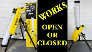 Cannon 360 degree Beam Lighting Tripod LED Work Light Review