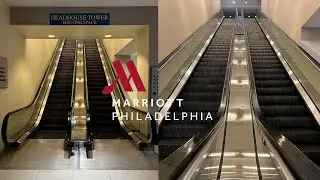 Montgomery Double & Medium-File Escalators - Marriott Downtown - Philadelphia, PA