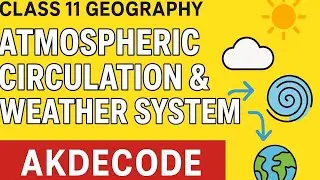Class 11 Geography | Atmospheric Circulation & Weather System Explained Easy Way | AKDECODE