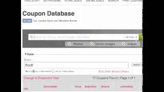 How to Use a Coupon Database