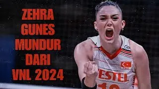 ZEHRA GUNES MUNDUR DARI VNL 2024 ‼️
