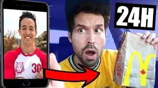 JE MANGE CE QUE LES YOUTUBERS DÉCIDENT PENDANT 24H - HUBY