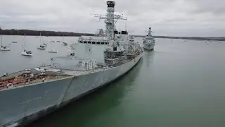End of an era: HMS Monmouth and HMS Montrose.