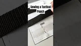 Sewing a Tactical Pouch. #singer #tacticalgear #diy #sewing #howto #outdoors #sewingmachine #etsy