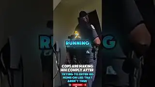 Cops are making him comply after they want to enter the home on lies #shorts #policeofficers #cops