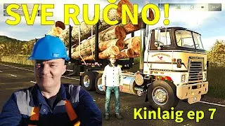 FARMER SAM PROTIV ŠUME! 🪚 Ručno rušenje NAJVEĆIH stabala ( Kinlaig Ep 7 ) Fs 25