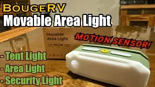BougeRV Movable Area Light - A Pocket Sized Lantern With Motion Sensor