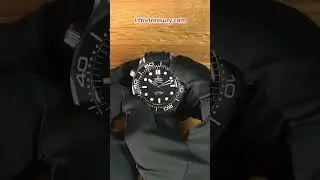 Bezel Click Test on the No Date Aluminum Wave Dial Omega Seamaster Diver 300m