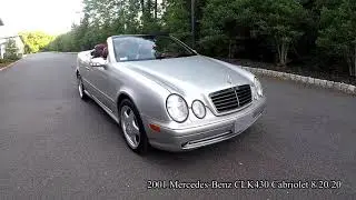 2001 Mercedes-Benz CLK430 Cabriolet 8/20/20