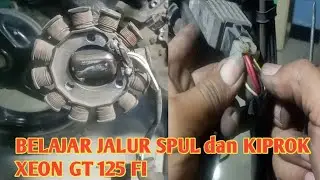 Belajar jalur sepul pengisian dan kiprok XEON GT 125 FI.