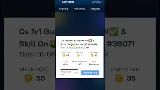 Free fire free entry tournament app 😲 Best Tournament app 🤯 #shorts #freefire #games # #gaming