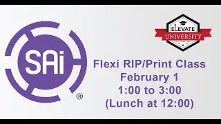 Lunch & Learn - Flexi Rip/Print Class - February 2023