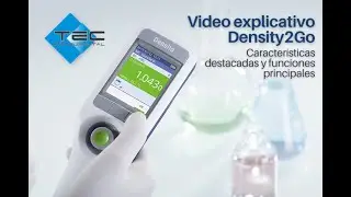 Video explicativo Dens&iacute;metro port&aacute;til Density2Go de METTLER TOLEDO