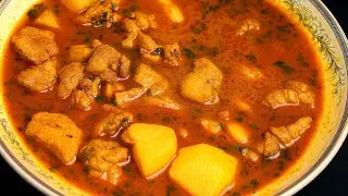 Dhaba style Chicken curry with potato | Best Aloo chicken curry recipe