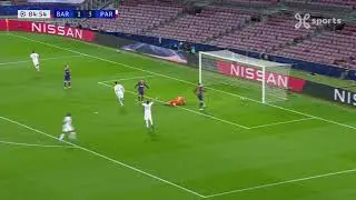 Champions League 16.02.2021 / Mbapp&eacute; completes his hattrick against FC Barcelona!