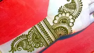 Very beautiful mehndi design easy | front hand mehndi design Simple | Arabic mehndi design Bridal 