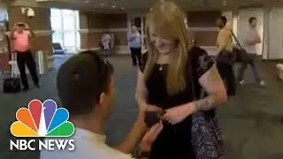 Surprise Military Proposal At Airport | Archives | NBC News