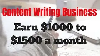 Content writing business | Make USD 2000 a month from content writing. Get paid for writing
