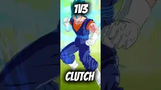 1V3 CLUTCH WITH LF VEGITO BLUE ( HE STILL THE GOAT)#dragonballlegends #dblegends #dbl
