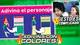 JEFRAIN y JOSELICR JUEGAN al ADIVINA el PERSONAJES con COLORES ✨⚡