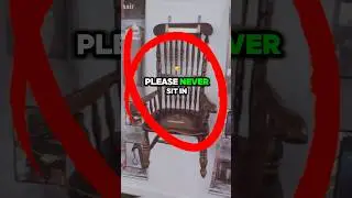 Never Sit Here 🥺! #hauntedchair  #creepyhistory #hauntedengland  #darklegends #scaryshorts  #viral