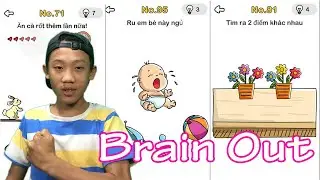 Ph&aacute; Đảo Game BRAIN OUT Trong 10 Ph&uacute;t  Game Hại N&atilde;o Từ Level 70 đến 100  C204 Channel