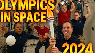 :Zero-Gravity Olympics: Astronauts Celebrate Paris 2024 on the ISS